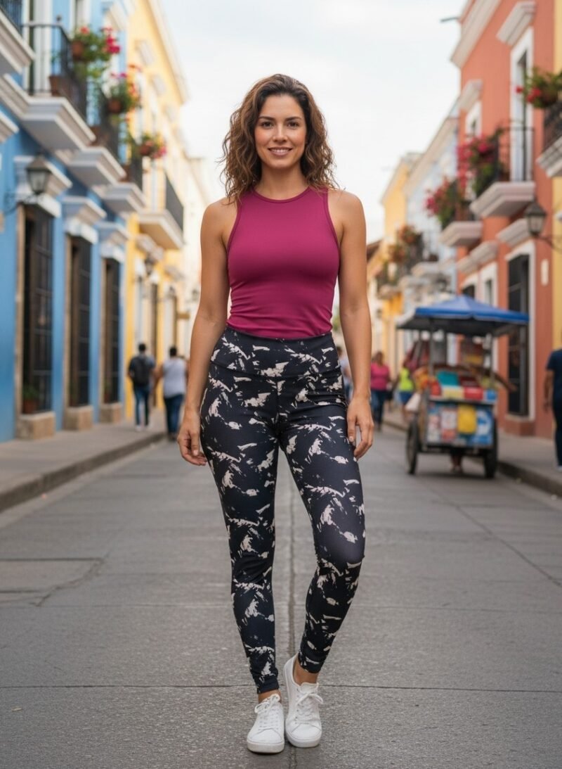 Calza estampada